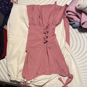 Elegant Pink Women's Dress